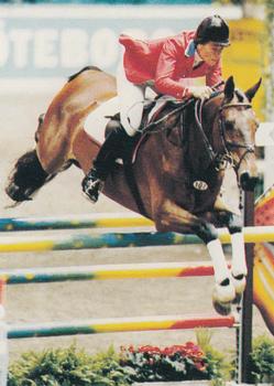 1995 Collect-A-Card Equestrian #117 Lisa Jacquin / For The Moment Front